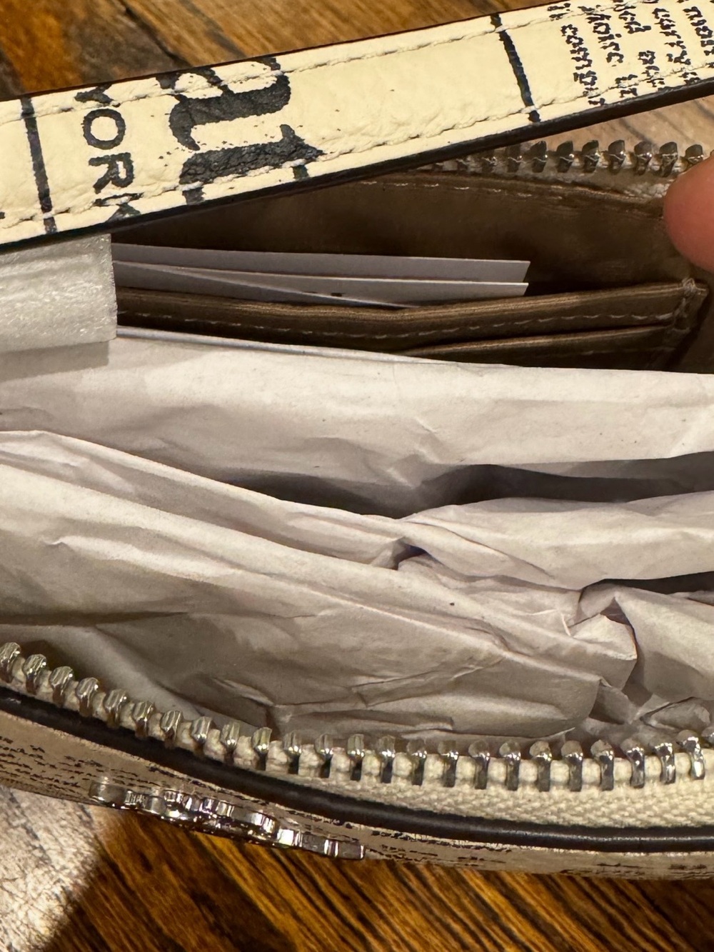 Coach Nolita 19 Newspaper Print Purse - Picture 5 of 10